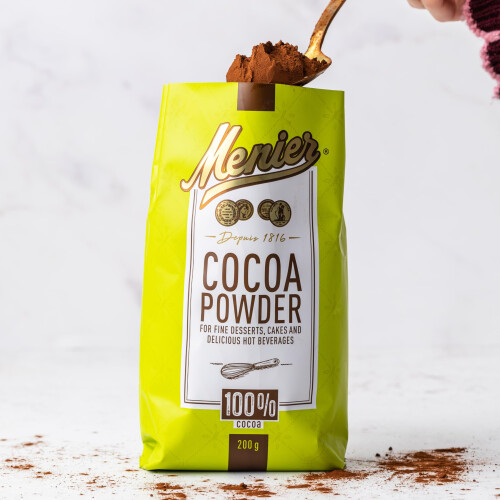 Menier 100% Cocoa Powder, 200g (Pack 1) 2
