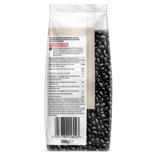 by Amazon Black Turtle Beans, 500g (Pack of 1) 1