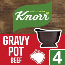 Knorr Beef Gravy Pot Gravy Free from Gluten Artificial Colours and Pre