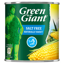 Green Giant Salt Free Sweetcorn 340g Pack of 24