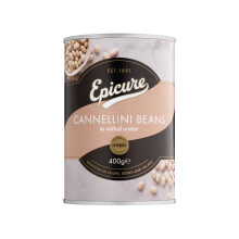 Epicure Tinned Cannellini Beans in Salted Water 400 g Pack of 12