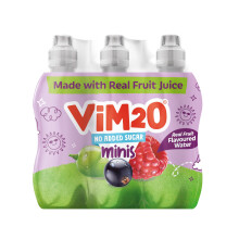 Vimto Kids Vim2o Flavoured Water Drink – No Added Sugar – Grape Blackc