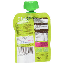 Ellas Kitchen Organic Pears First Tastes Baby Pouch 4 Months 70g