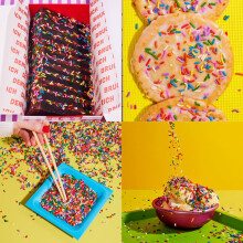 GET BAKED Rainbow Sprinkles Genuine American Sprinkles 1kg Vegan