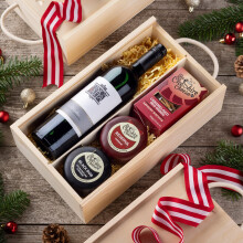 Cheshire Cheese Company Duo of Cheese and Wine Gift Set – The Perfect