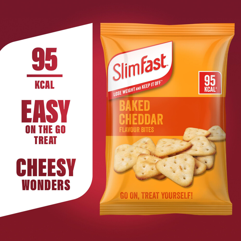 Slimfast • Baked Cheddar Cheese Bites • Oven Baked Not Fried • Only 95