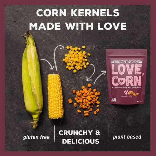 Love Corn Smoked BBQ Delicious Crunchy Corn, 45g 1