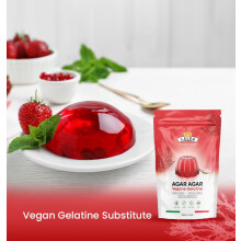 LALEA Agar Agar Powder 300 g Vegan Gelatin Powder Gluten Free Vegeta