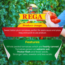 Rega San Marzano DOP Tomato Pack of 4 400g Each Imported From Italy