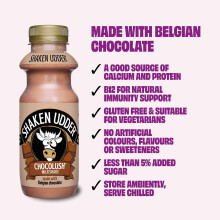 Shaken Udder Chocolush Milkshake8 x 330mlMade with Belgian ChocolateHi