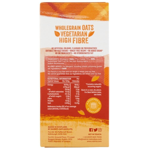 Nairns Fair Trade Cheese Oatcakes, 1