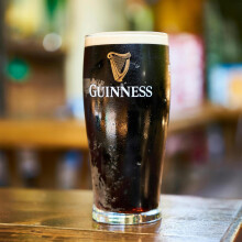 Serious Pig Guinness Gift Set with Official Guinness Glass and Gourme