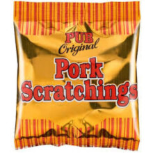 Traditional Pub Snacks Pub Card Including Pork Scratching Bacon Scamp