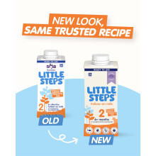 SMA Little Steps by Ready To Drink FollowOn Baby Milk 6 months Readyto