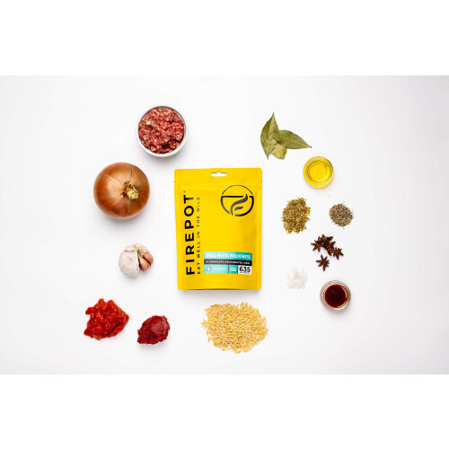 FIREPOT Orzo Pasta Bolognese (Regular) - Healthy Dehydrated 1