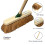 12 inch Natural Soft Coco Sweeping Broom with Wooden Handle Soft Brist 1