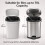 BLISSMART Black Bin Bags 70 Litre 50 Pack 2