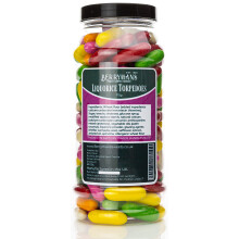 Original Liquorice Torpedoes Retro Sweets Gift Jar By Berrymans Sweet
