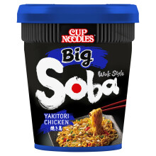 Nissin Soba Big Yakitori Chicken Instant Wok Style Noodles Pot 113 g P