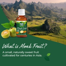 Pure Via Monk Fruit Infusion 30ml Bottle – PlantBased Sweetness from R