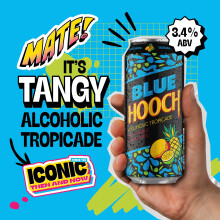Tropical Hooch Fridge Pack 12 x 440ml Cans 34 ABV Tropical PreMix