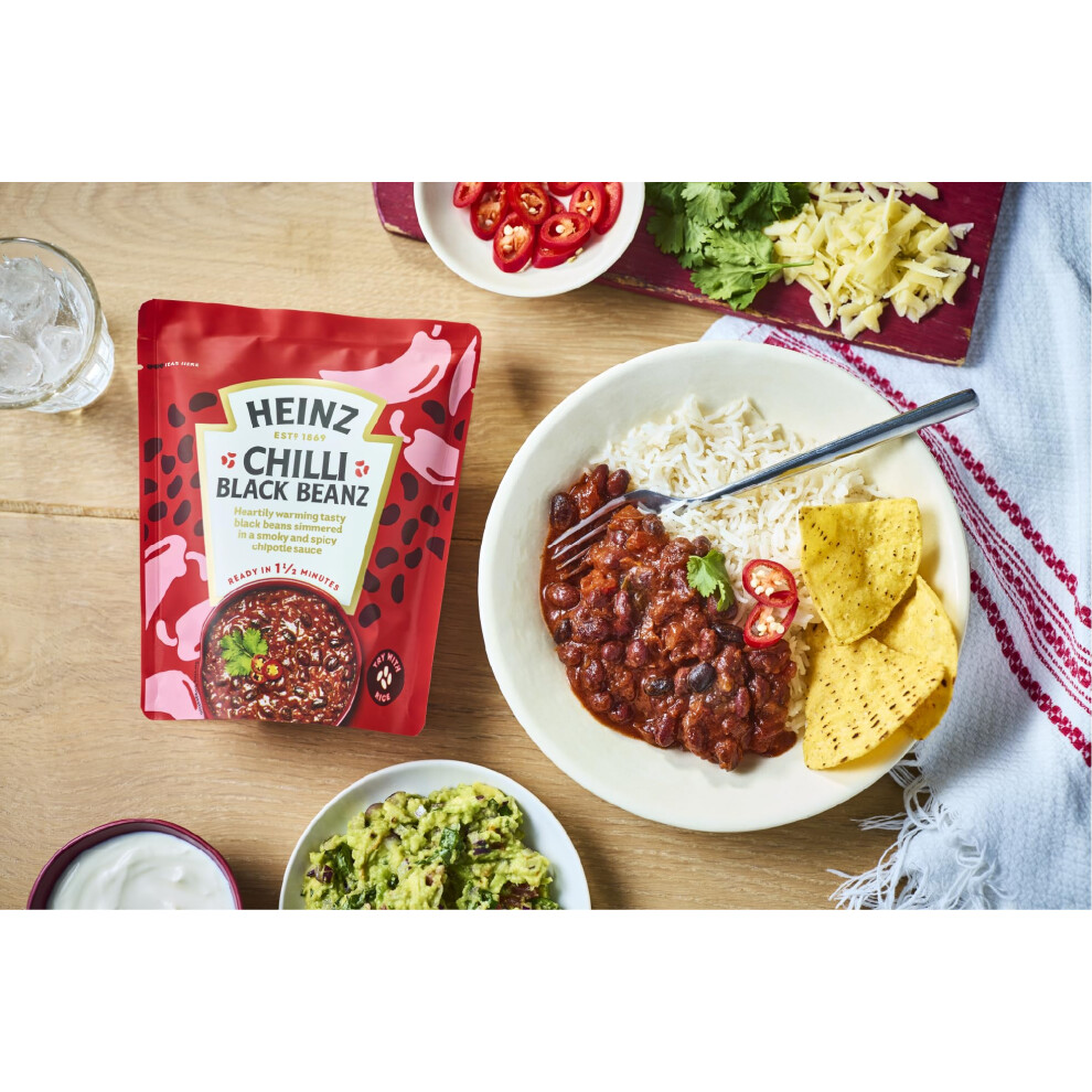 Heinz Chilli Black Beans With Chipotle Chilli Meal For One Made From