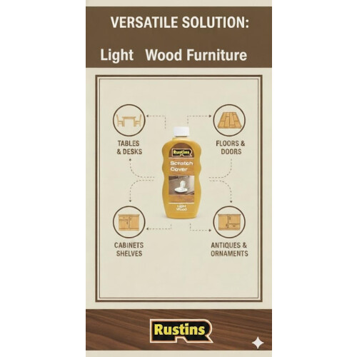 Rustins Rustins Scratch Cover Light – Conceal Surface Scratches on LightToned