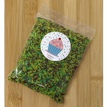 Green Brown Mixed Cake Sprinkles 100g of Edible Cake Toppers or Cupc