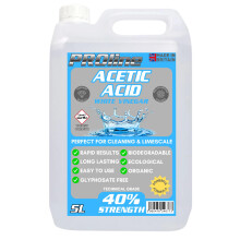 PROline 40% Technical Grade Acetic Acid White Vinegar Weed Killer 5L Also perfec