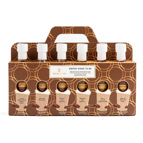 Tilz, Coffee Syrup - 6x 75ml Coffee Syrup Gift Set, Cocktail Gift 1