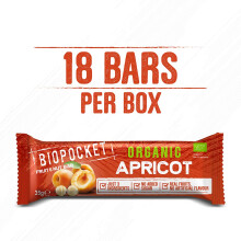 Biopocket Organic Fruit and Nut Bars Apricot 18 x 35g