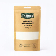 Organic Arrowroot Powder 100g - Arrowroot Flour, Starch Non-GMO Thickening Agent - No Additives or Preservatives - Vegan, Certified Organic
