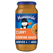 Homepride Mild and Creamy Curry Cooking Sauce 485 g Jar Pack of 1