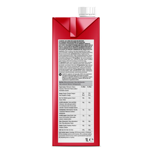 by Amazon Cranberry Juice Drink, 1L 1