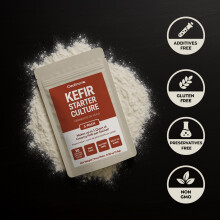 Coolinario Kefir Starter Culture 5Pack 15g Sachets Live Probiotic Cult