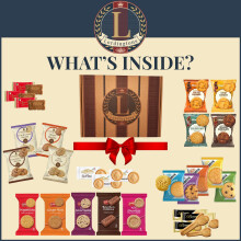 Biscuits Gift Set Fathers Day Bundle Contains 25 Packets of Individual