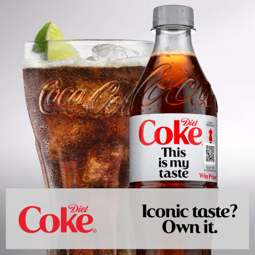 Diet Coke Soft Drink Bottles, 24 x 500 mL 1