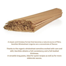 Garofalo Wholewheat Organic Linguine Italian Pasta 500g Pack of 1