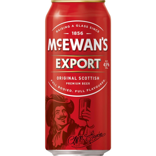 McEWAN'S Export Original Scottish Premium Beer, 4 x 500ml 1