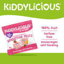 Kiddylicious Strawberry Banana Smoothie Melts Delicious Snacks for K