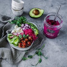 The Cultured Food Company Organic Ruby Red Sauerkraut 400g Jar x 2100