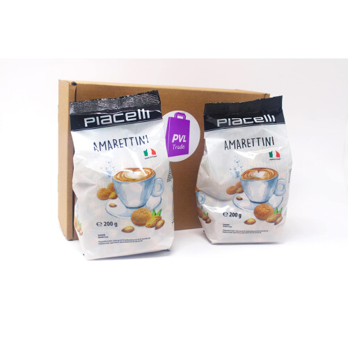 Piacelli Amaretti Biscuits  Pack of 2 2x200g