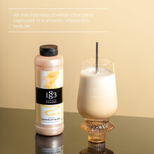 1883 White Chocolate Sauce – 500ml Bottle – Authentic French Dessert S