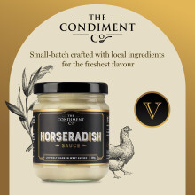 The Condiment Company Horseradish Sauce Extra Hot British Creamed Hor