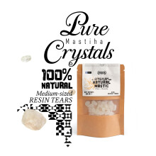 Apsogo Chios Mastiha 25g – 100 Natural Mastic Gum Tears from Greece –