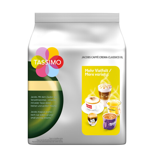 Tassimo Tassimo Jacobs Caffe Crema Classico XLarge Pack of 5