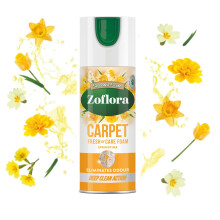 Zoflora Springtime Carpet Foam 1 x 400ml Carpet Cleaner Stain Remover