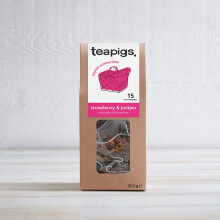 teapigs Strawberry Juniper Tea Bags Herbal Tea Fruit Infusion with A