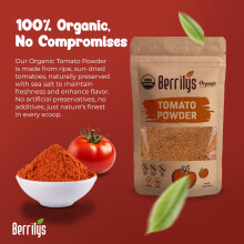 Berrilys Organic Sun Dried Tomatoes NonGMO GlutenFree No Sulphur No Pr