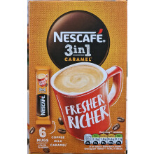 Nescafe 3 in 1 11 boxes Caramel each box 6x17g sold by Krishna Stores